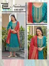 Nandini By Blue Hills Rayon Anarkali Gown With Dupatta Wholesale Online
